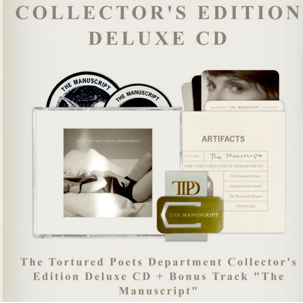 NEW Collector’s Edition Taylor Swift “The Tortured Poets Department” CD